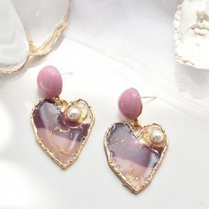 Pink Sweet Resin Earrings